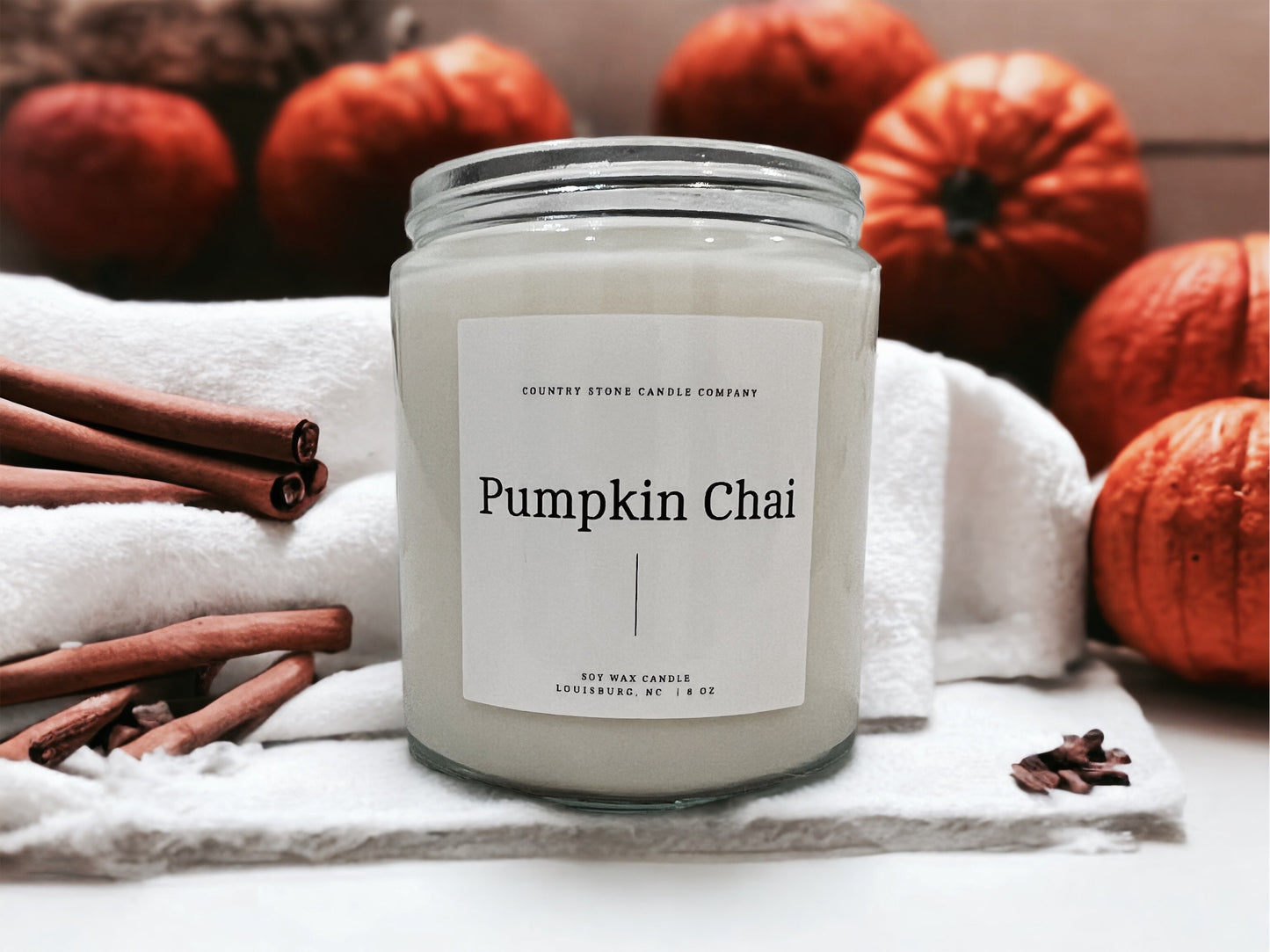 8oz Pumpkin Chai Candle