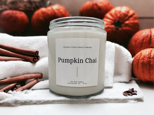 8oz Pumpkin Chai Candle