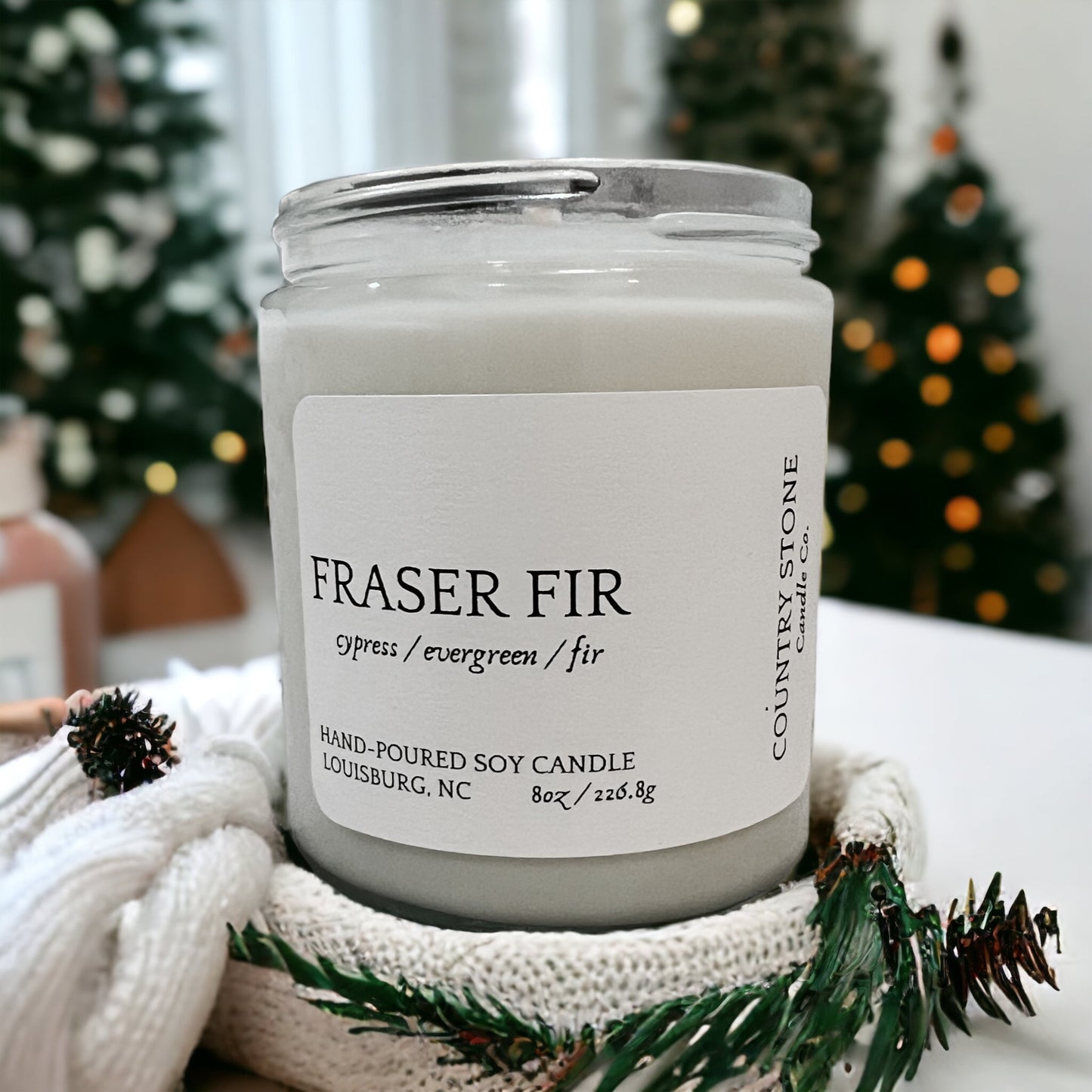 8oz Fraser Fir Candle