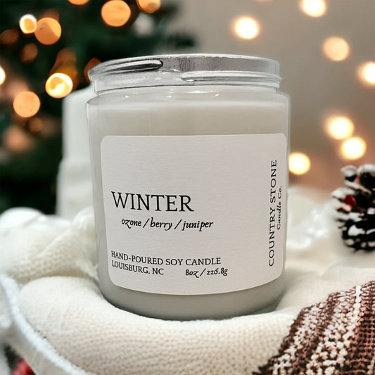 8oz Winter Candle